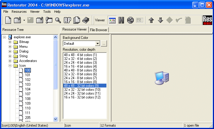 Restorator Screenshot